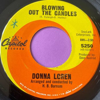 Donna Loren-Blowing out the candles-Capitol wol E+