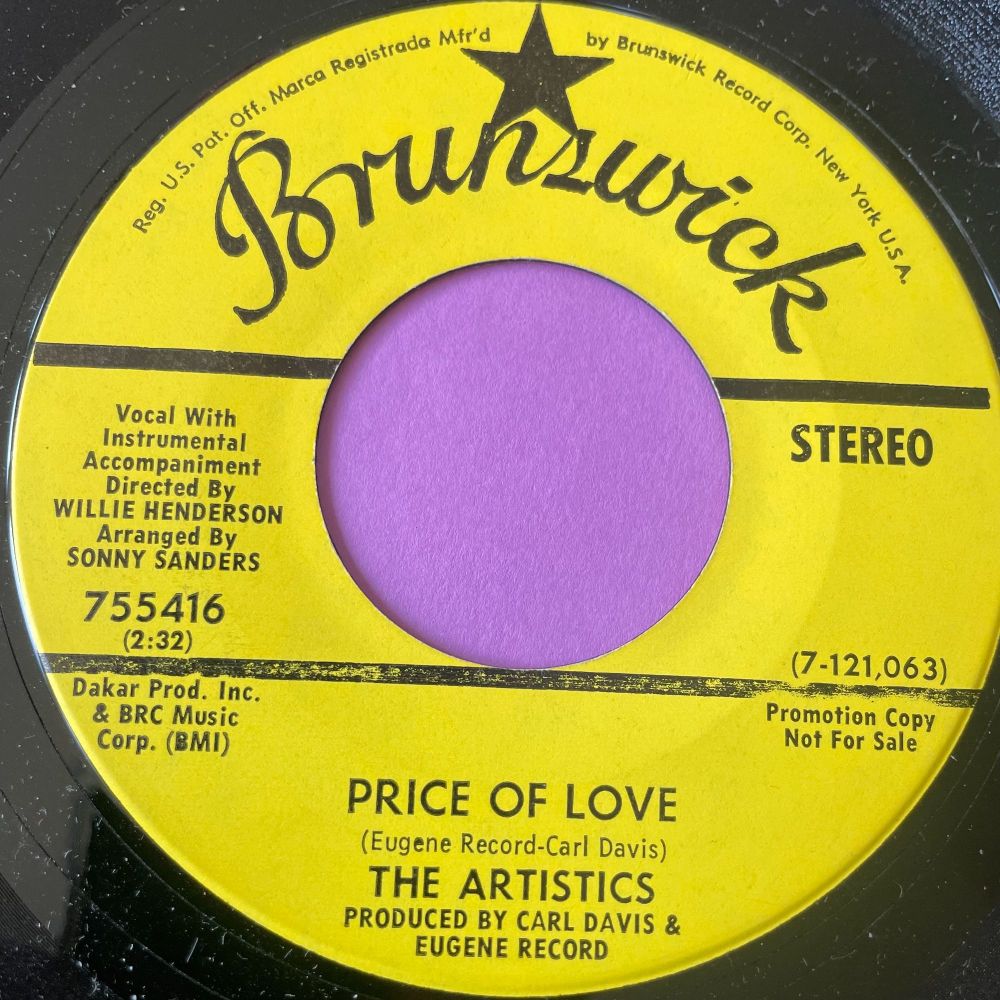 Artistics-Price of love-Brunswick Demo E+