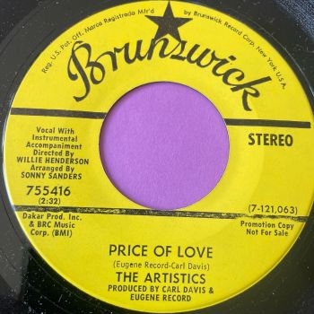 Artistics-Price of love-Brunswick Demo E+