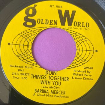 Barbara Mercer-Doin' things together with you-Golden World E+