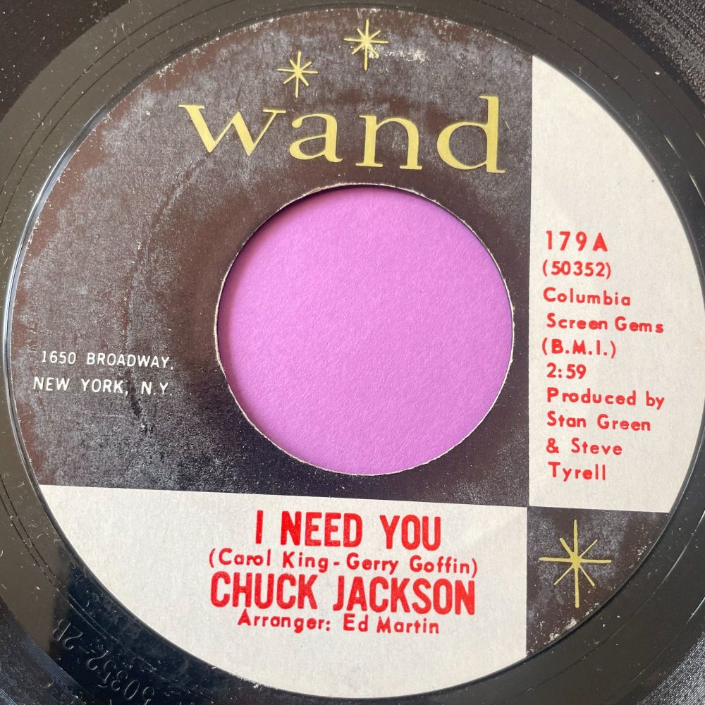 Chuck Jackson-I need you-Wand E+