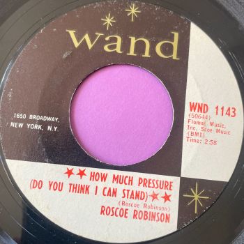 Roscoe Robinson-How much pressure-Wand E+