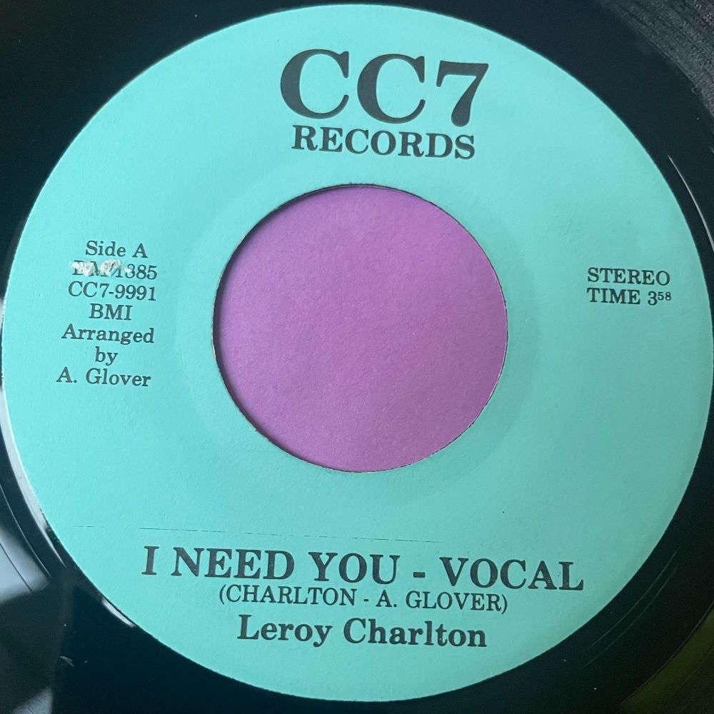 Leroy Charlton-I need you-CC7 E+