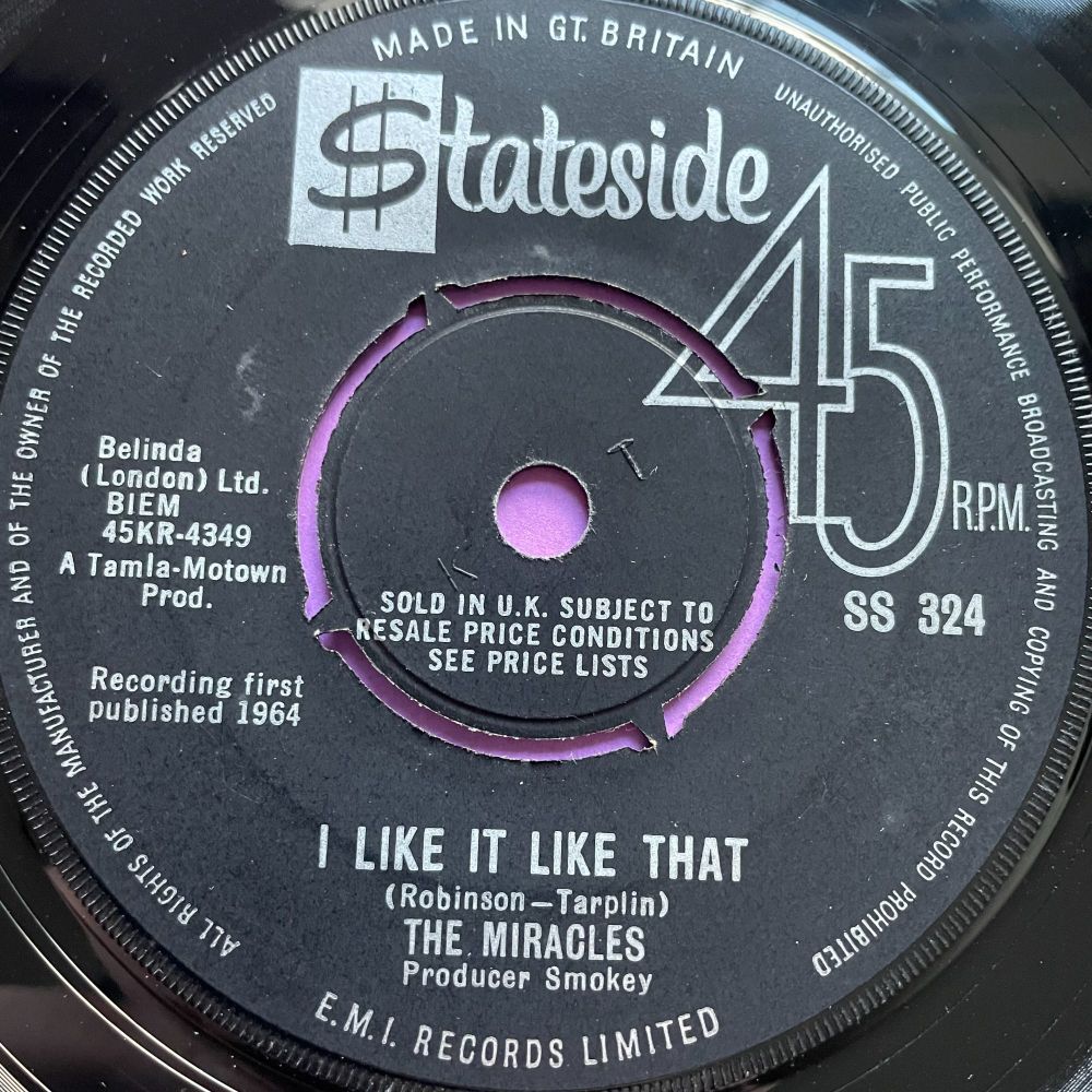 Miracles-I like it like that-SS 324 E+