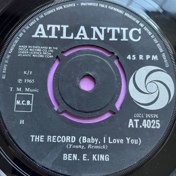 Ben E King-The record-UK Atlantic E+