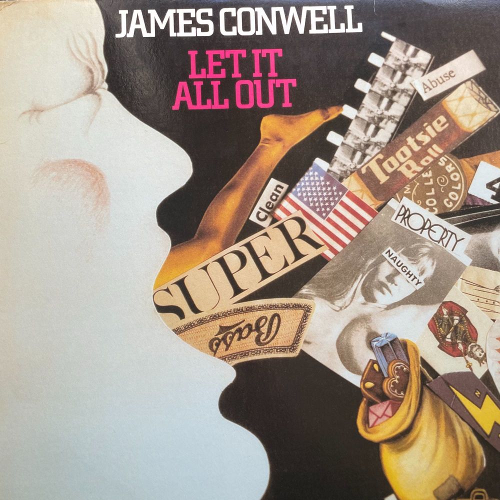 Jimmy Conwell-Let it all out-Globe Reissue LP E+