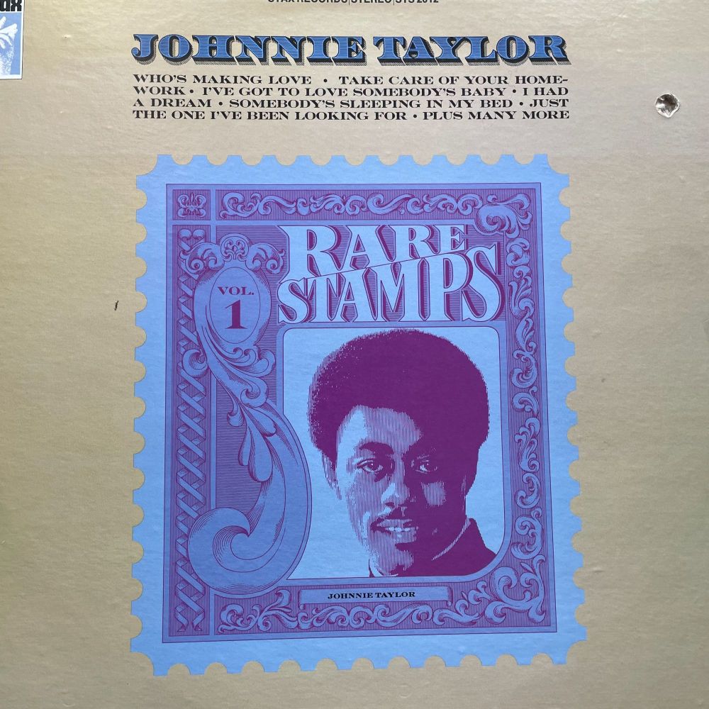 Johnnie Taylor-Rare stamps-Stax LP E+