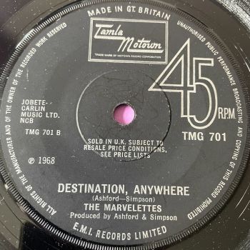 Marvelettes-Destination anywhere-TMG 701 E+