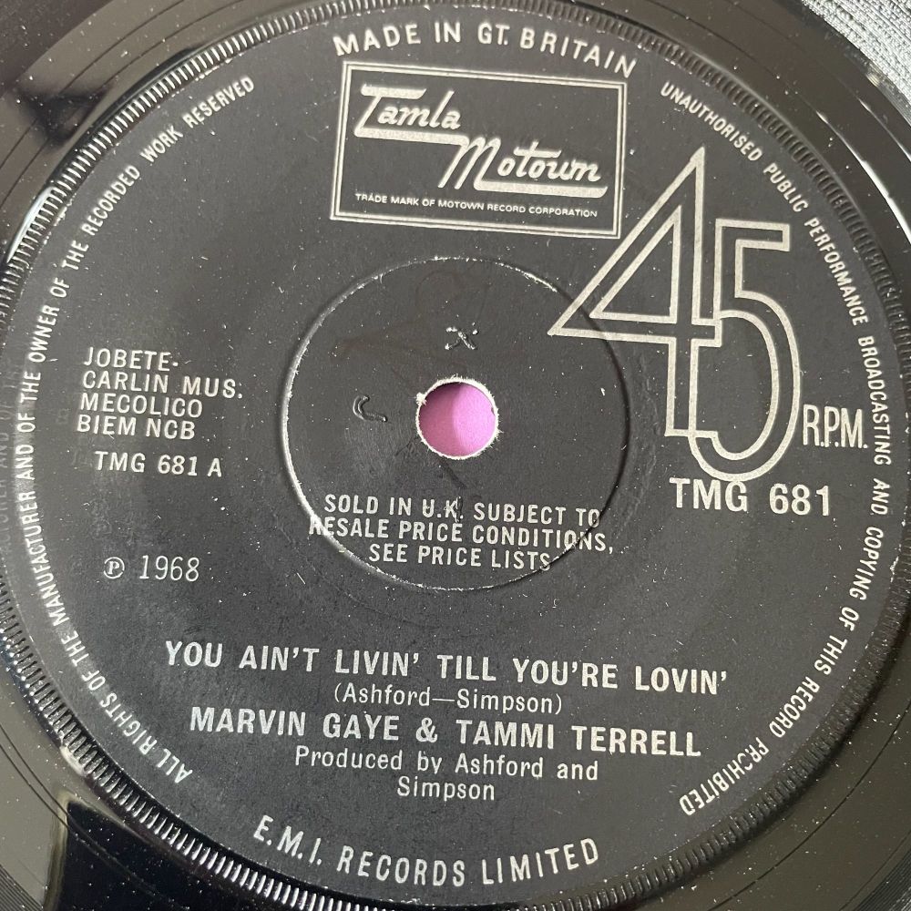 Marvin Gaye and Tammi Terrell-You ain't livin' 'till you're lovin'-TMG 681 