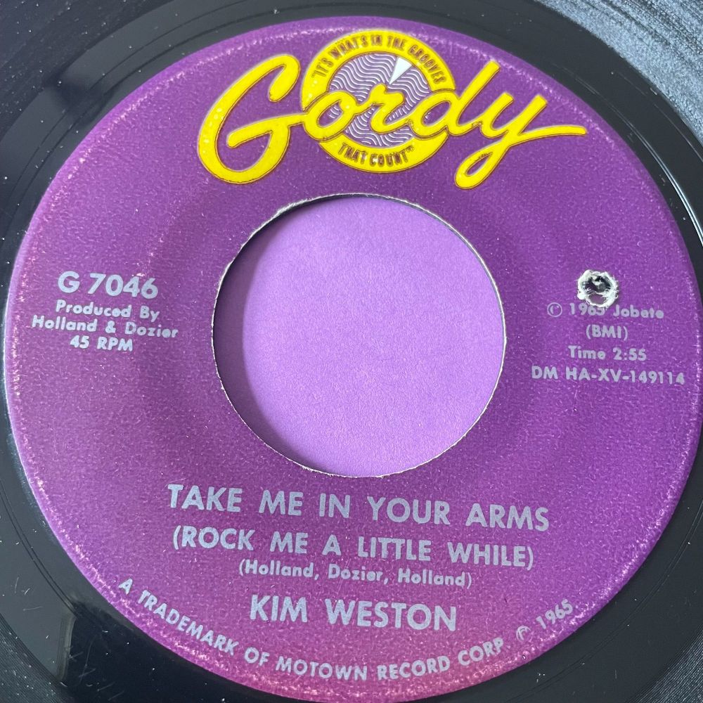 Kim Weston-Take me in your arms-Gordy vg+