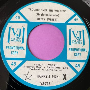 Betty Everett-Trouble over the weekend-VJ Demo E+