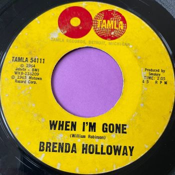 Brenda Holloway-When I'm gone-Tamla vg+