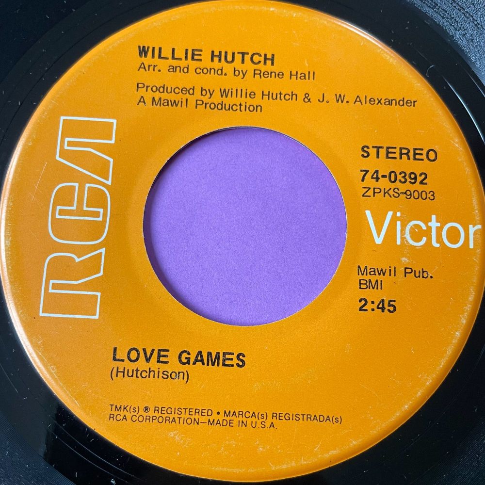 Willie Hutch-Love games-RCA E+