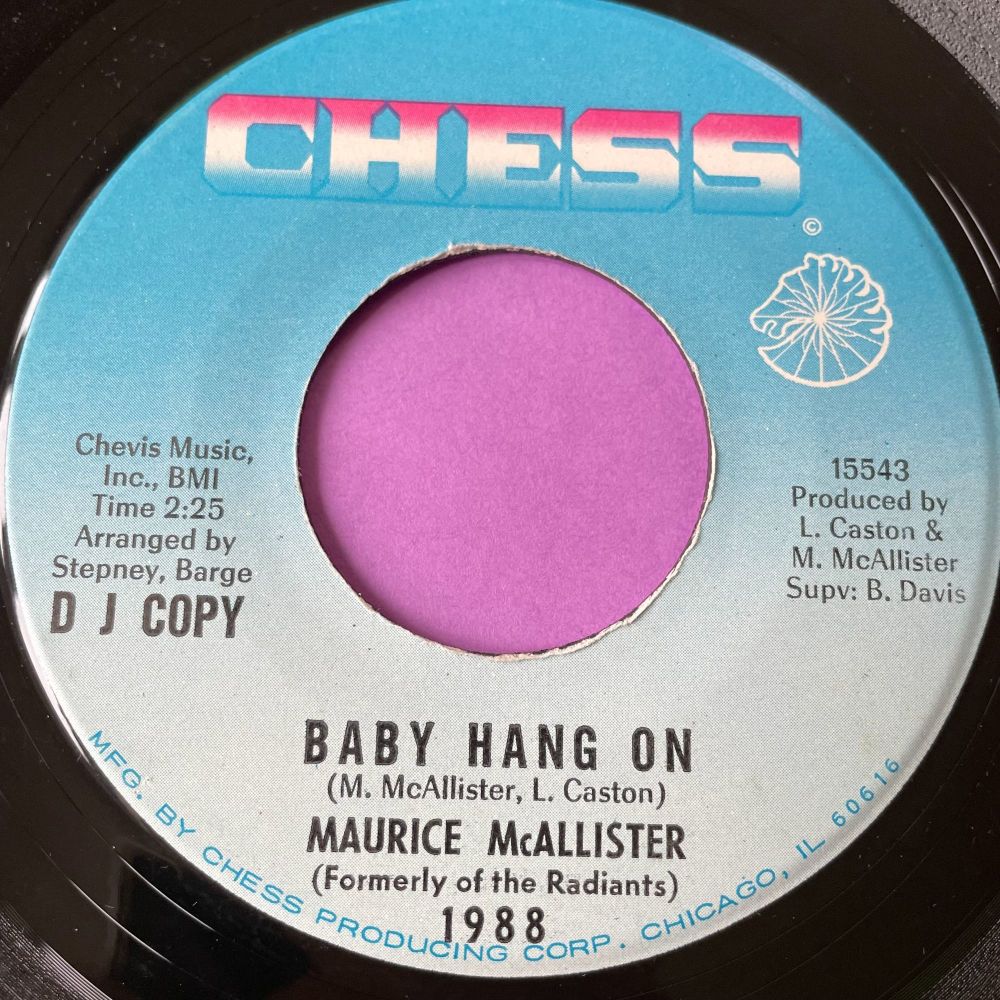 Maurice McAllister-Baby hang on-Chess E+