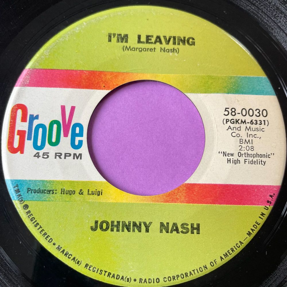Johnny Nash-I'm leaving-Groove E+