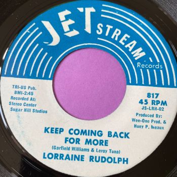 Lorraine Rudolph-Keep coming back for more-Jet Stream E+