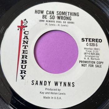 Sandy Wynns-How can something be so wrong-Canterbury Demo E+