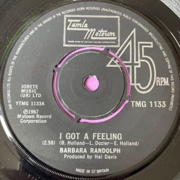 Barbara Randolph-I got a feeling-TMG 1133 E+