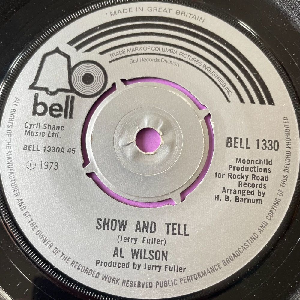 Al Wilson-Show and tell-UK Bell E+