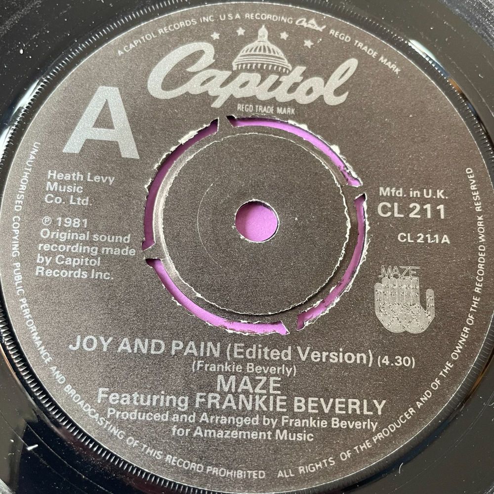 MazeJoy and painUK Capitol E+