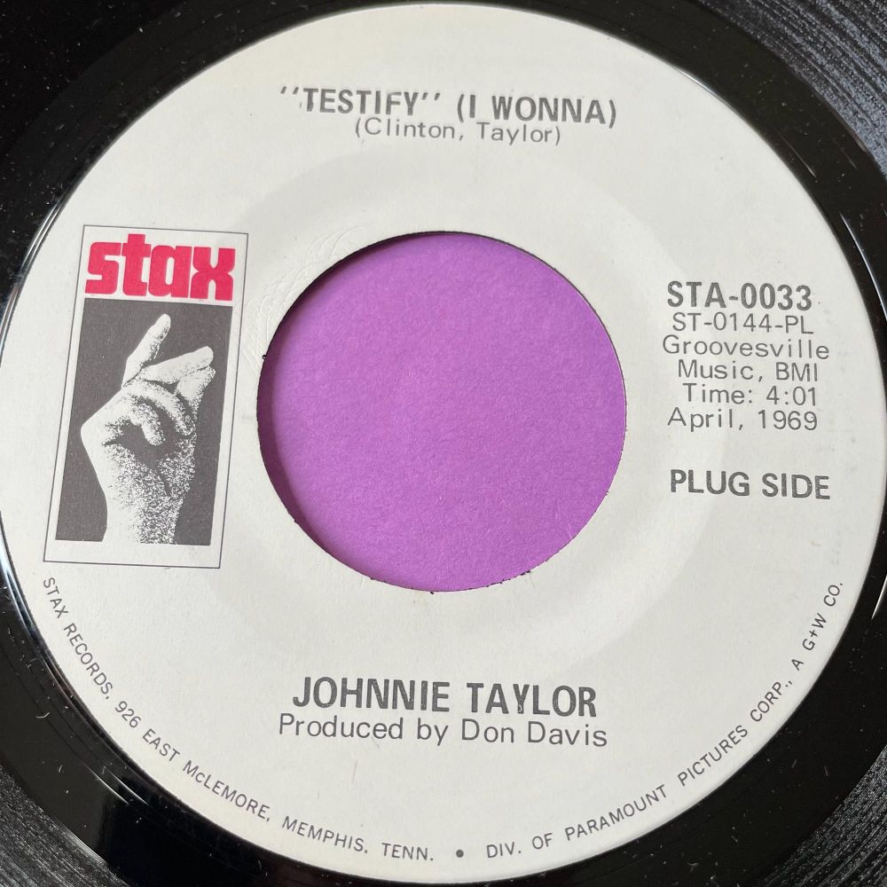 Johnnie Taylor-Testify-Stax WD E+