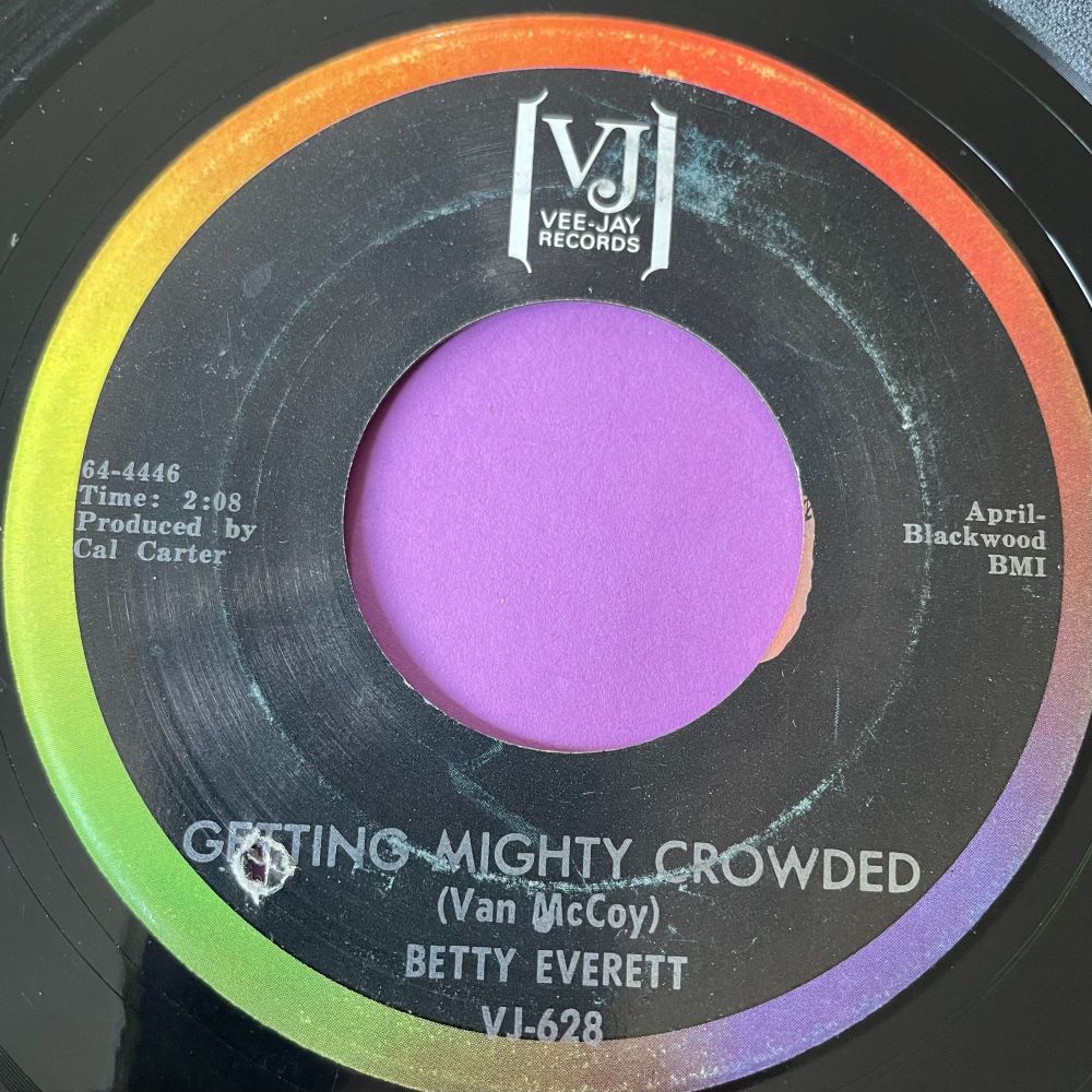 Betty Everett-Getting mighty crowded-VJ E+