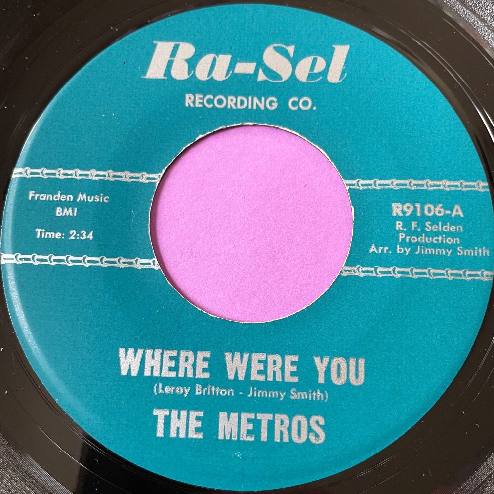 Metros-Where were you-Ra-sel E+