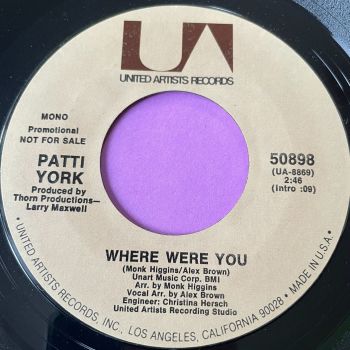 Patti York-Where were you-UA E+