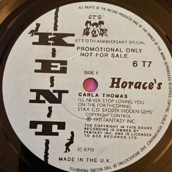 Carla Thomas-I'll never stop loving you-Kent Anniversary M-