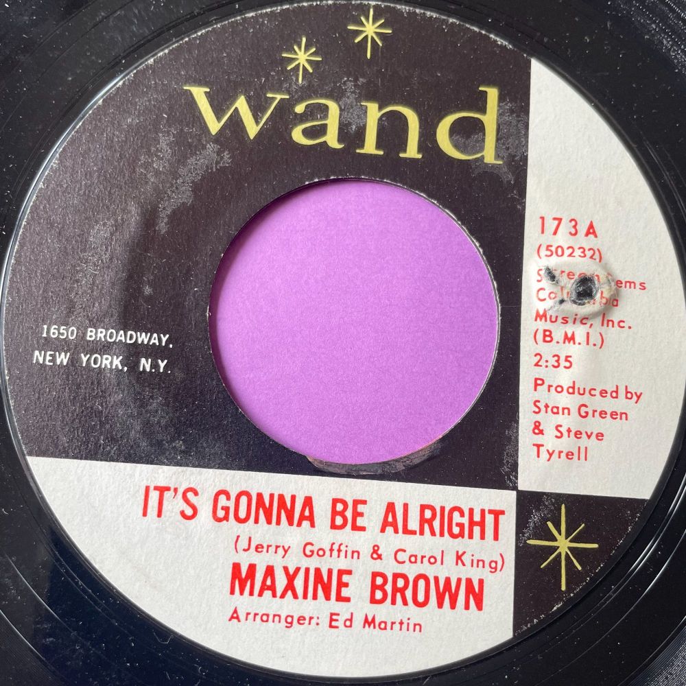 Maxine Brown-It's gonna be alright-Wand E+