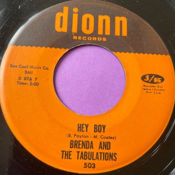Brenda and the Tabulations-Hey boy-Dionn E+