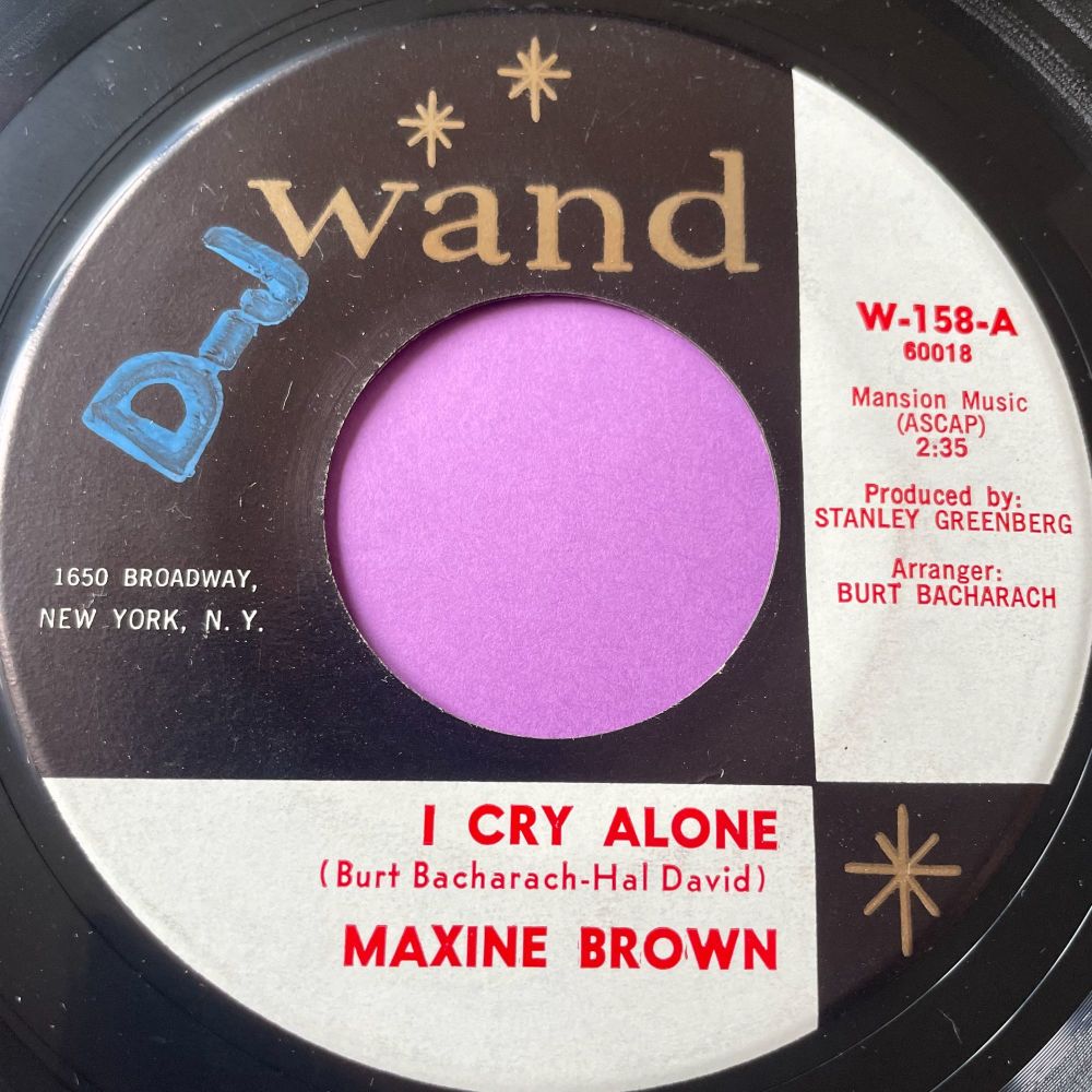 Maxine Brown-I cry alone-Wand E+