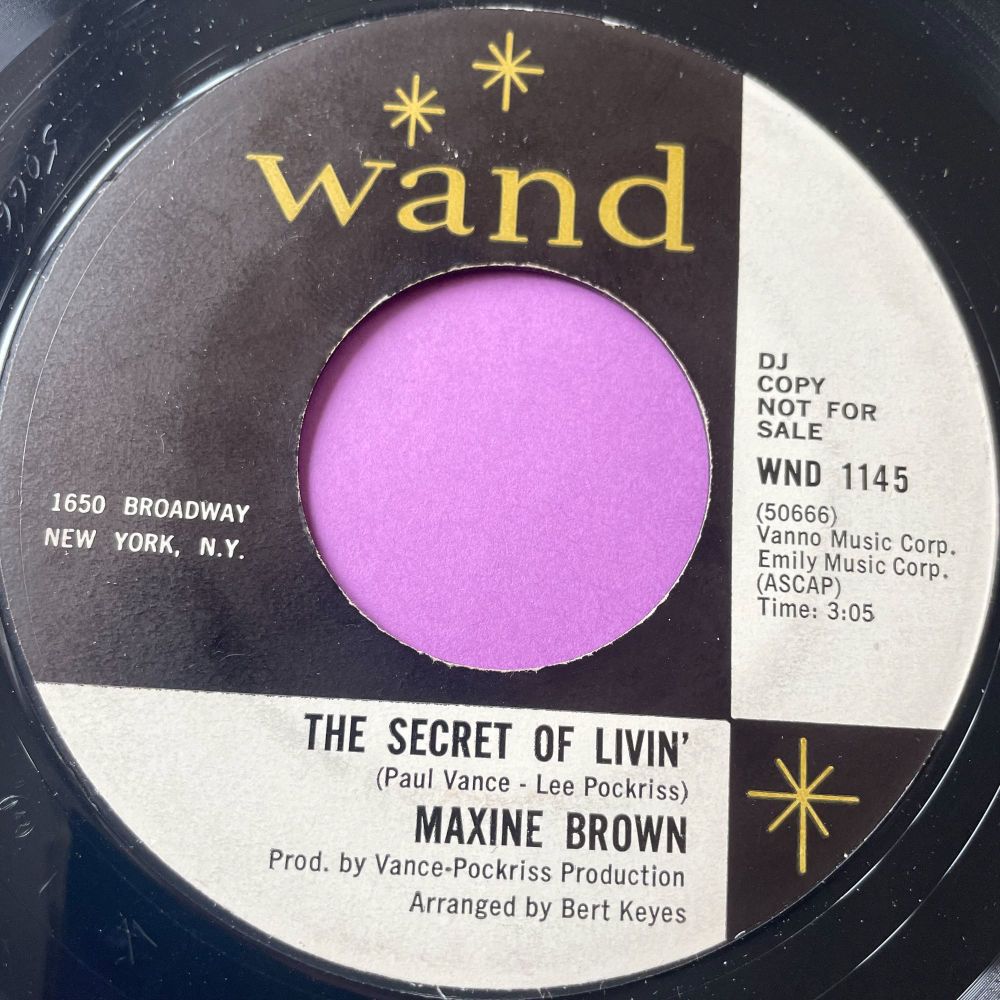 Maxine Brown-The secret of livin'-Wand E+
