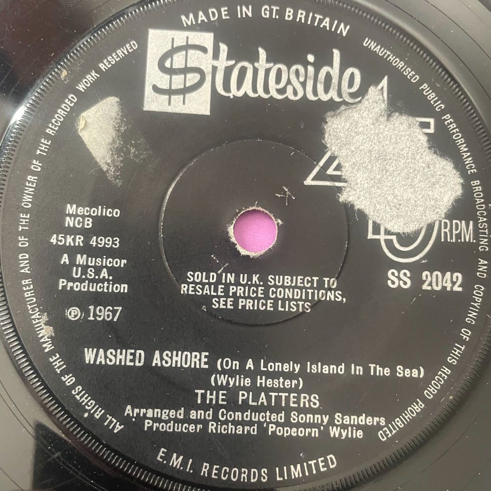 Platters-Washed ashore-UK Stateside LT vg+