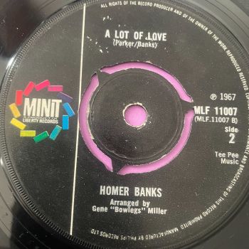 Homer Banks-A lot of love/ 60 Minutes of your love-UK Minit E