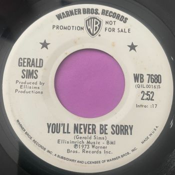 Gerald Sims-You'll never be sorry-WB WD E+