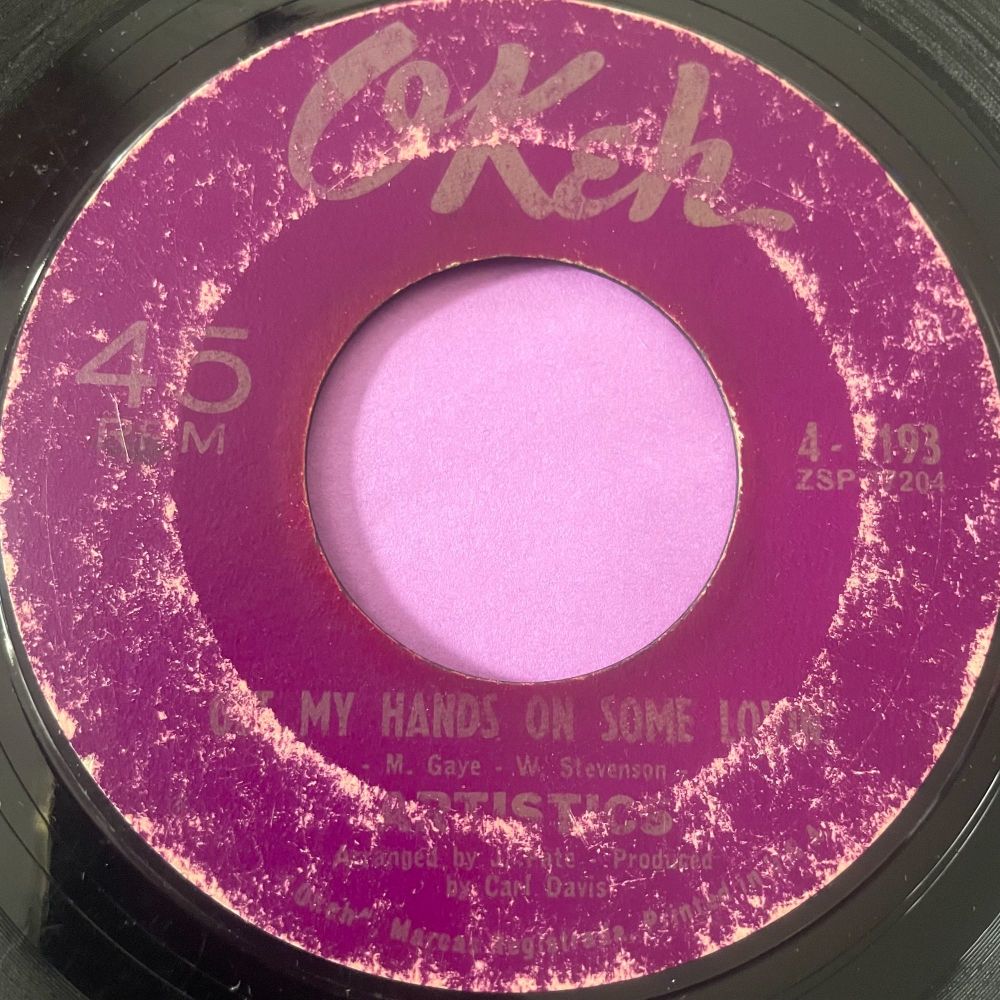 Artistics-Get my hands on some loving-Okeh vg