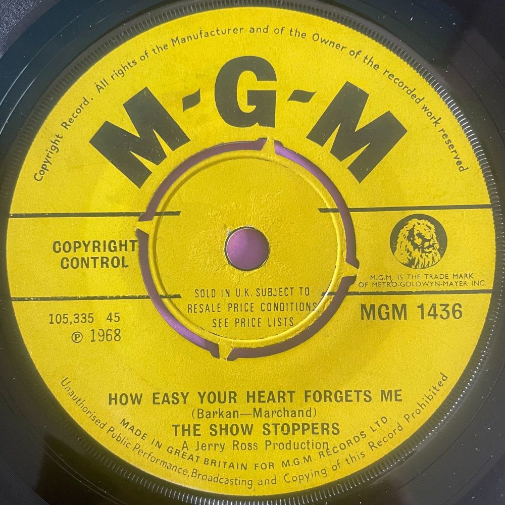 Show Stoppers-How easy your heart forgets-UK MGM Demo E+