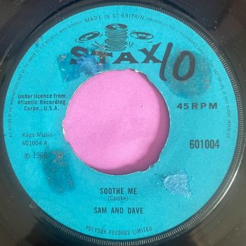 Sam and Dave-Soothe  me-UK Stax wol noc vg+