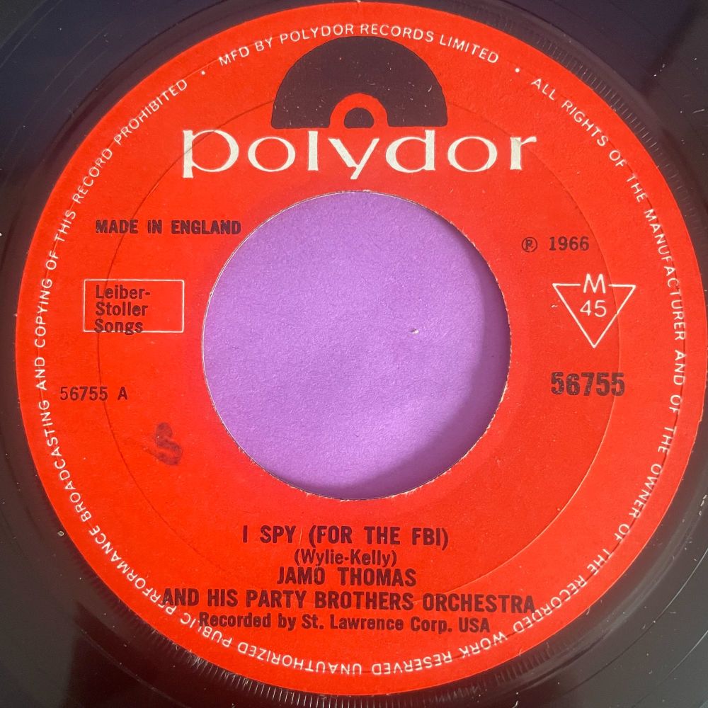 Jamo Thomas-I spy (For the FBI)-UK Polydor