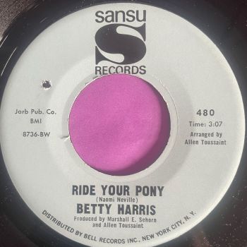 Betty Harris-Ride your pony-Sansu E+