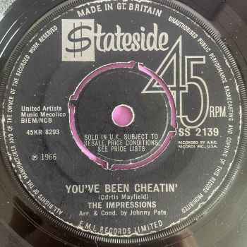 Impressions-You've been cheatin'-UK Stateside vg+
