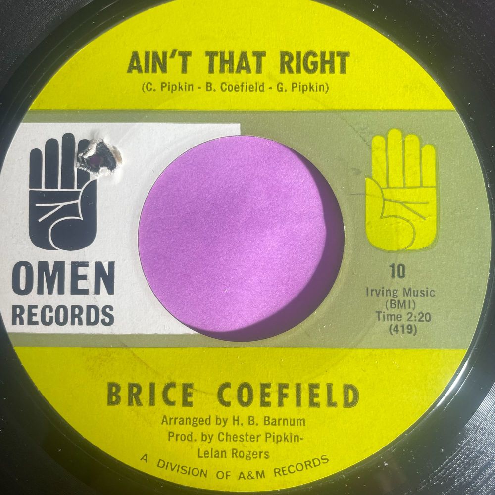 Brice Coefield-Ain't that right-Omen E+
