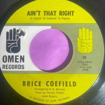 Brice Coefield-Ain't that right-Omen E+