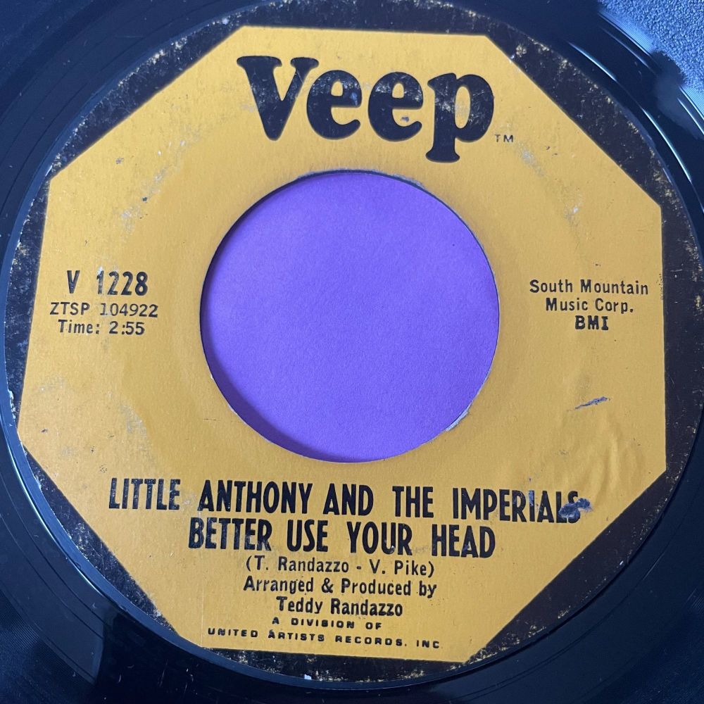 Little Anthony-Better use your head-Veep vg+