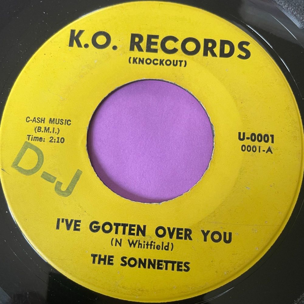 Sonnettes-I've gotten over you-K.O E