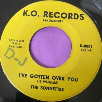 Sonnettes-I've gotten over you-K.O E