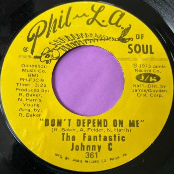 Fantastic Johnny C-Don't depend on me/ Waitin' for the rain-Phila of soul E+