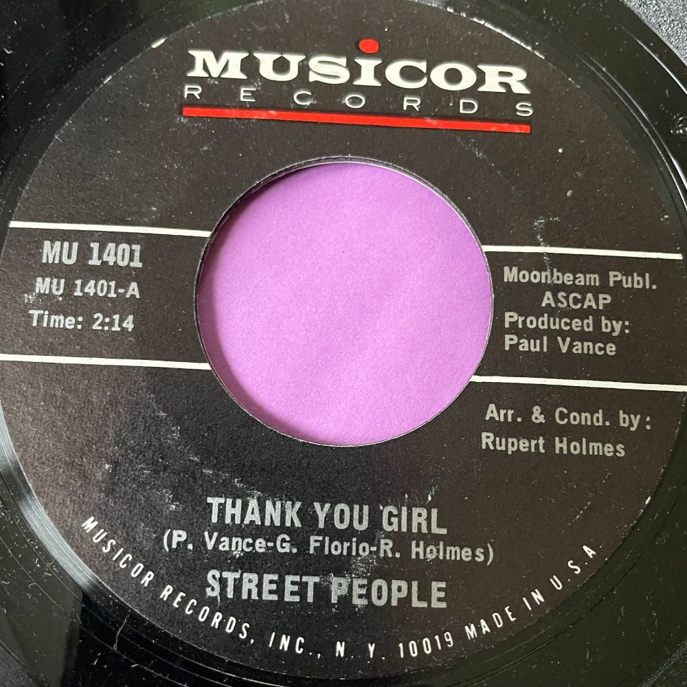 Street People-Thank you girl-Musicor E+