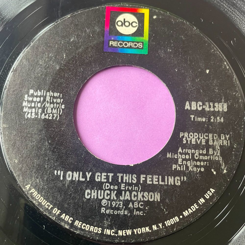 Chuck Jackson-I only get this feeling-ABC E